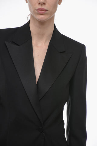 Jumpsuit in Misto Lana con Design a Blazer
