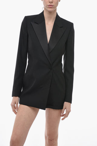 Jumpsuit in Misto Lana con Design a Blazer