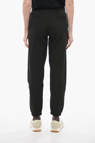 Joggers in Cotone Garzato CREST LOGO con Polsini