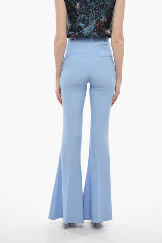 Pantaloni Bootcut Sartoriali BIANCA con Chiusura a Scomparsa