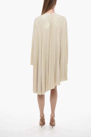 Accordion Fabric Midi Dress