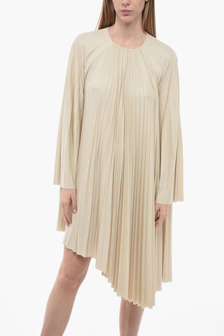 Accordion Fabric Midi Dress