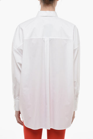 Tuxedo Shirt with Broidarie Anglase Details