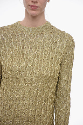 Aran Lurex Midi Dress