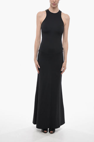 SFILATA Flared Cotton Blend Maxidress
