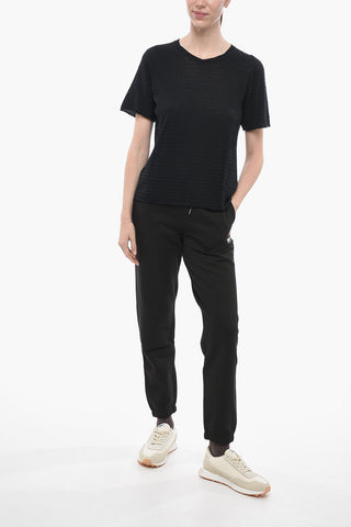 Solid Color Crew-neck T-shirt
