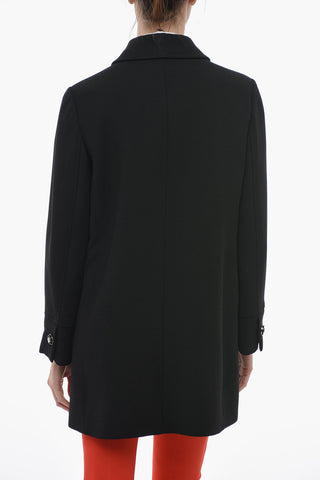 Cappotto in Misto Lana con Bottoni Logati