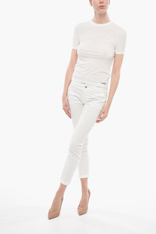 URBAN FOREST Pantaloni Chino MALLARD in Cotone Stretch ad Orlo con Risvolto