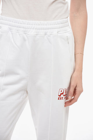 Joggers in Cotone con Elastico alla Caviglia