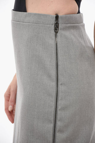 Double-face Longuette with Side Full Zips