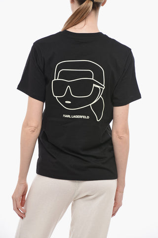 Solid Color IKONIK 2.0 Crew-neck T-Shirt with Embossed Logo