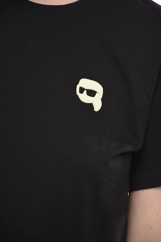 Solid Color IKONIK 2.0 Crew-neck T-Shirt with Embossed Logo