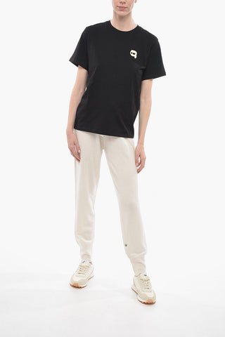 Solid Color IKONIK 2.0 Crew-neck T-Shirt with Embossed Logo