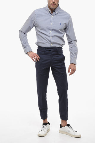 Slim Fit BARRETT METAL Pants with Belt Loops
