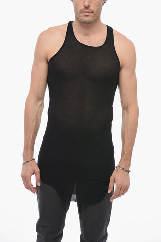 Asymmetric Silk Blend Tank Top