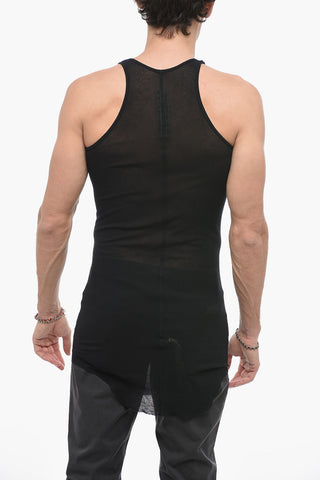 Asymmetric Silk Blend Tank Top