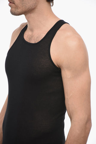 Asymmetric Silk Blend Tank Top