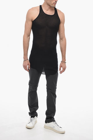 Asymmetric Silk Blend Tank Top