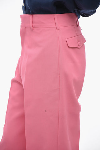 Cotton Blend SONNY Pants with Hidden Closure