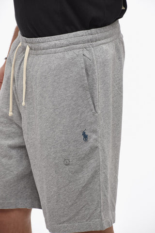 Solid Color Sweat Shorts with 3 Pockets