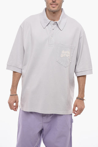 3-Buttons Polo Shirt with Breast Pocket