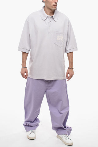 3-Buttons Polo Shirt with Breast Pocket