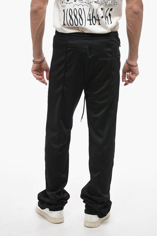 Solid Color Joggers with Contrasting Logo