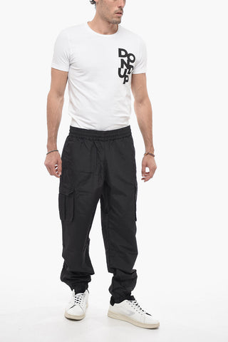 Pantaloni in Nylon a Tinta Unita