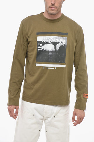 Long-sleeved T-shirt with Graphic Print