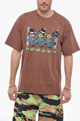 Teddy Bear Maxi Printed Crew-neck T-shirt