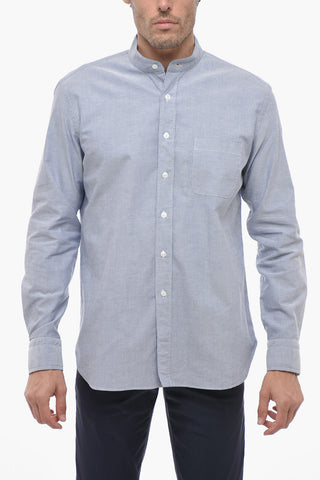 Camicia in Cotone AMILCARE con Collo Coreano