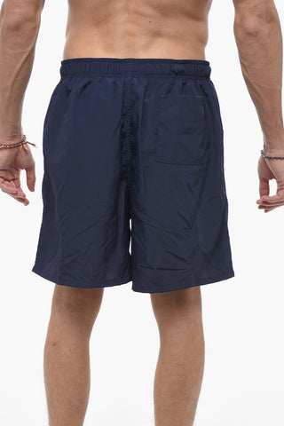 SMILEY Industrial Belt Nylon Swim Shorts