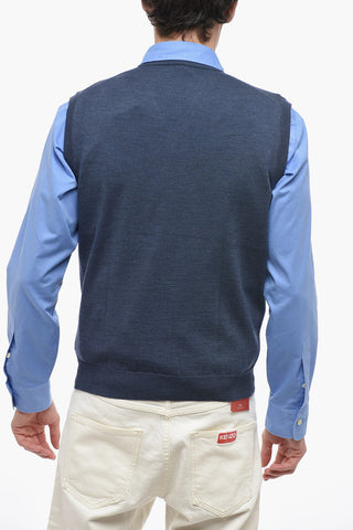 Maglione In Lana Collo A V