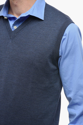 Maglione In Lana Collo A V