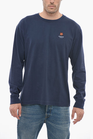 Long Sleeved Embroidered Logo T-shirt