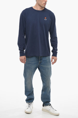 Long Sleeved Embroidered Logo T-shirt