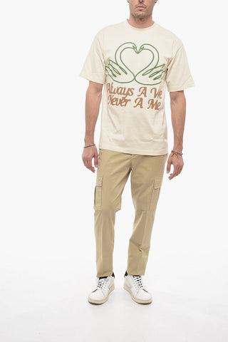 SMILEY T-shirt Girocollo in Cotone Stampata