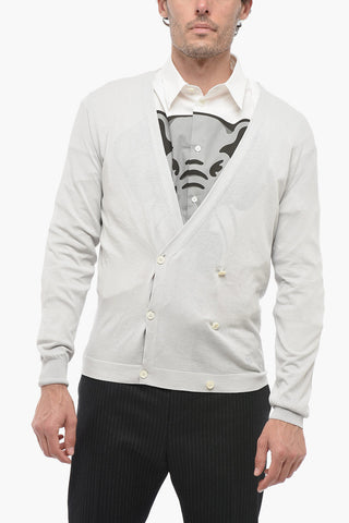 V-Neck Lightweight Cotton Cardigan