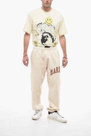 Cotton Joggers with Embossed Logo