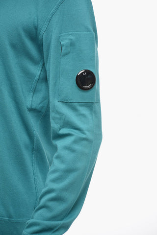 Maglia Girocollo con Logo Patch