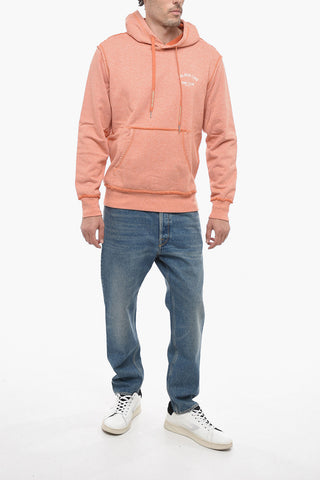 Melange Brushed Cotton Hoodie