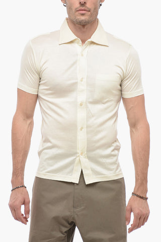 TREND Spread Collar Lightweight Casual Shirt