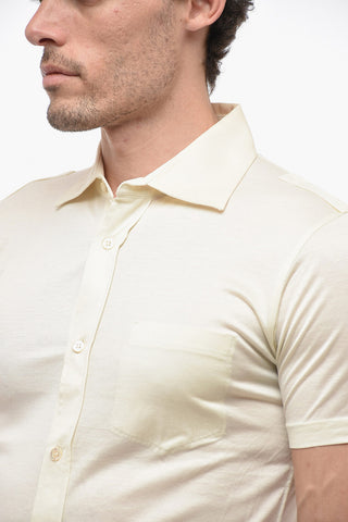 TREND Spread Collar Lightweight Casual Shirt