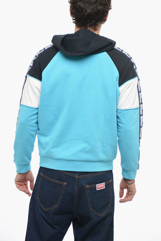 Relaxed-fit Hoodie Sweatshirt with FF Pattern
