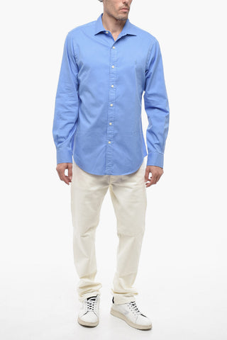 Standard Collar Cotton Slim Fit Shirt