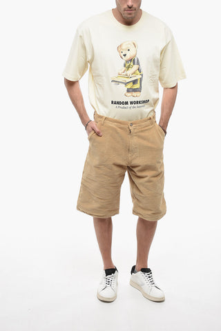 Corduroy UNISEX Shorts with 3 Pockets