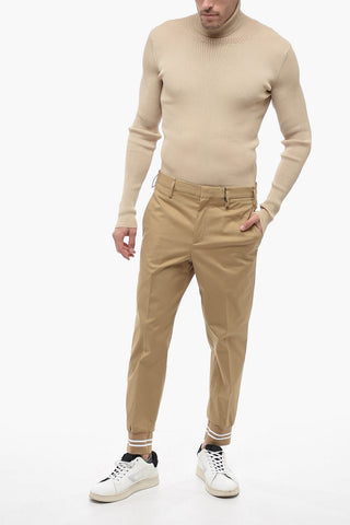 Pantaloni JACK a Vita Bassa con Orlo a Coste
