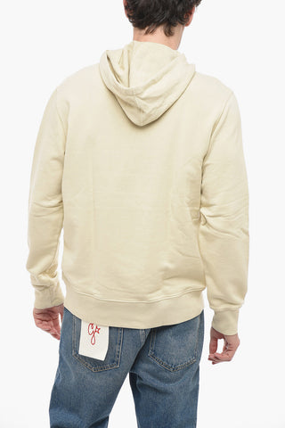 Logo Print Brushed Cotton Hoodie