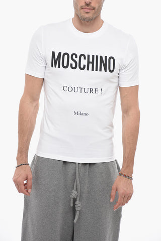 COUTURE ! Contrasting Logo Printed T-shirt