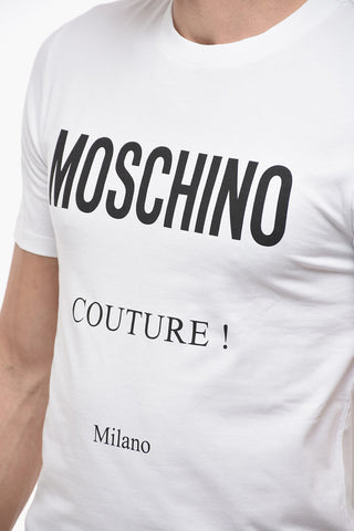 COUTURE ! Contrasting Logo Printed T-shirt